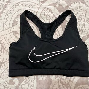 Nike Women's Black and White Sports Bra